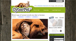 Desktop Screenshot of cyberpet.com